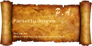 Partelly Azurea névjegykártya